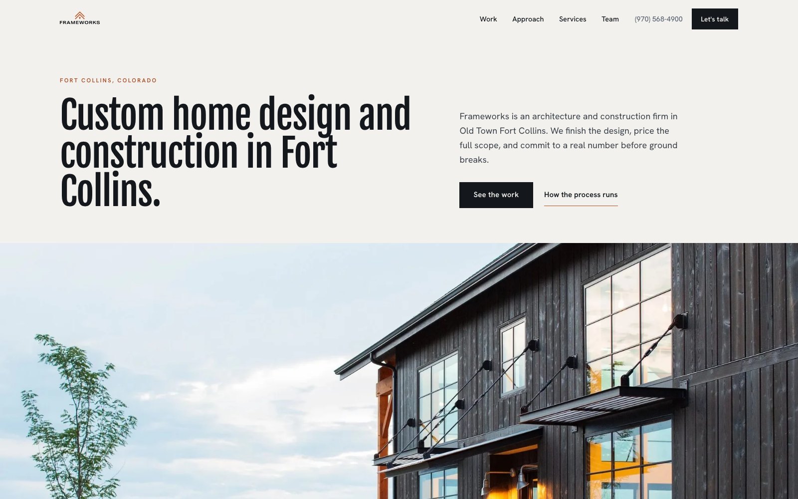 The new Frameworks homepage concept